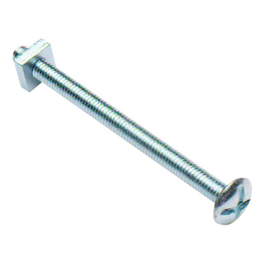 Roofing Bolts with Nuts, BZP M6 x 25mm (25 Pack)