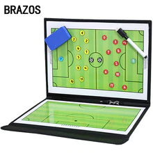 Foldable Magnetic Tactic Board Soccer Coaching Coach Tactical Board Football Game Portable Football Training Tactics Clipboard