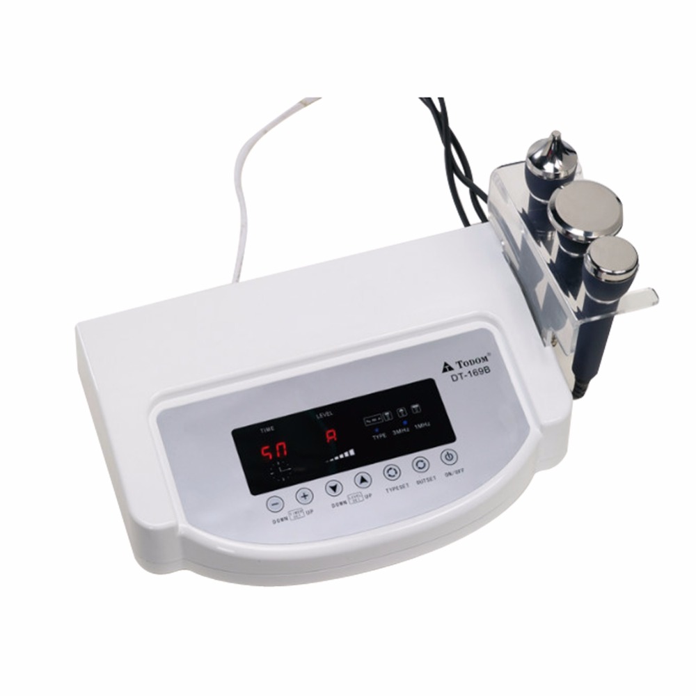 DT-169B beauty product 3&1 MHz wrinkle removal anti aging face massager ultrasound machine