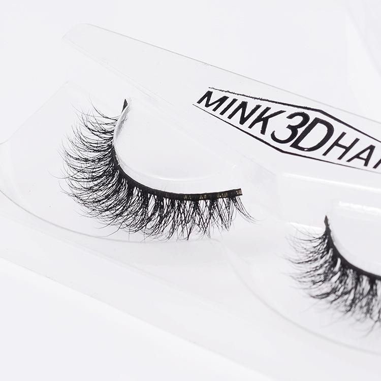 Newest 3D 100% Real Mink False Eyelashes makeup Natural Thick Full Strip Eye Lashes Women A03