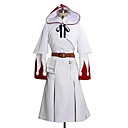 Inspired by Final Fantasy White Mage Video Game Cosplay Costumes Cosplay Suits Print Long Sleeve Dress Shawl Belt Costumes