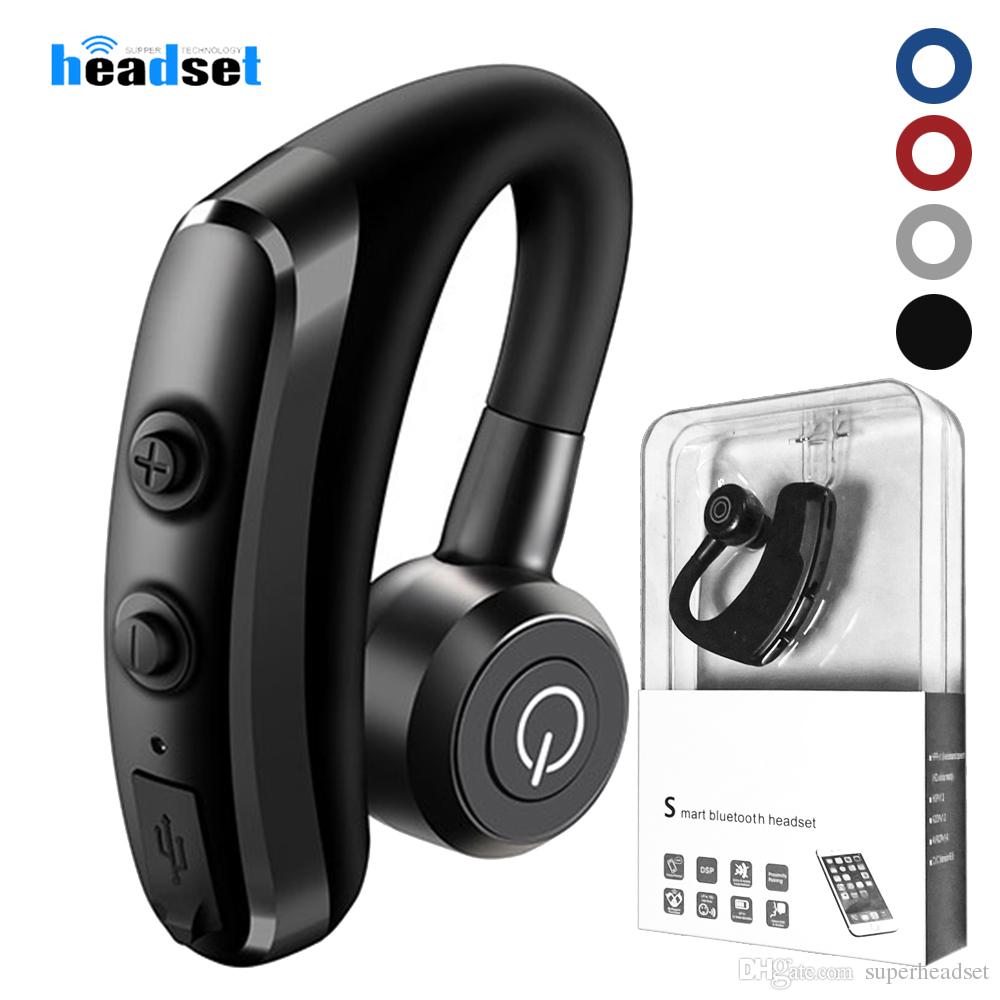 k5 Handsfree Wireless Bluetooth Earphones Noise Control Business Wireless Bluetooth Headset headphones with Mic for Driver Sport v9 v8