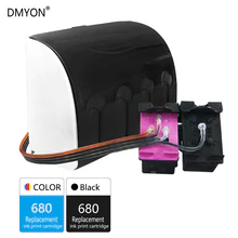 DMYON 680XL CISS Bulk Ink Replacement for Hp 680 for Deskjet 2135 2136 2138 3635 3636 3835 4535 4536 4538 4675 4676 4678 Printer