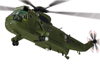 Westland Sea King HC4 ZA290VC (846 NAS Falklands Conflict 1982) Diecast Model Helicopter