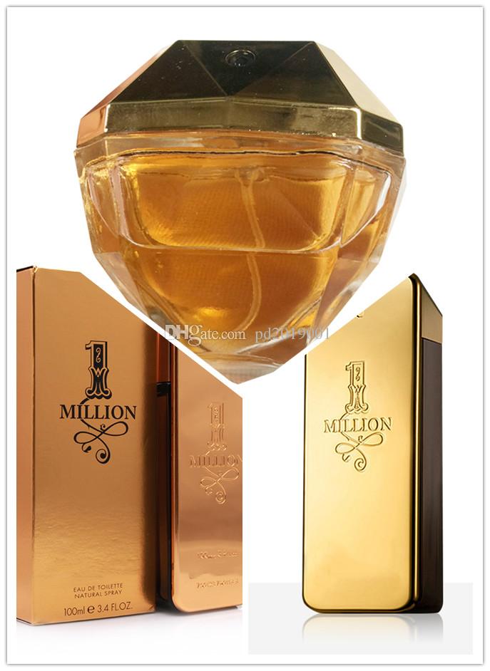 1 MILLION 100ML perfume for Men & Lady 80ML with long lasting time good smell good quality perfect fragrance Free shipping