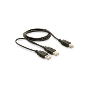 DeLOCK - USB-Kabel - USB Typ B, 4-polig (M) - USB Typ A, 4-polig (M) - 1,0m (USB / USB2.0) (82394)