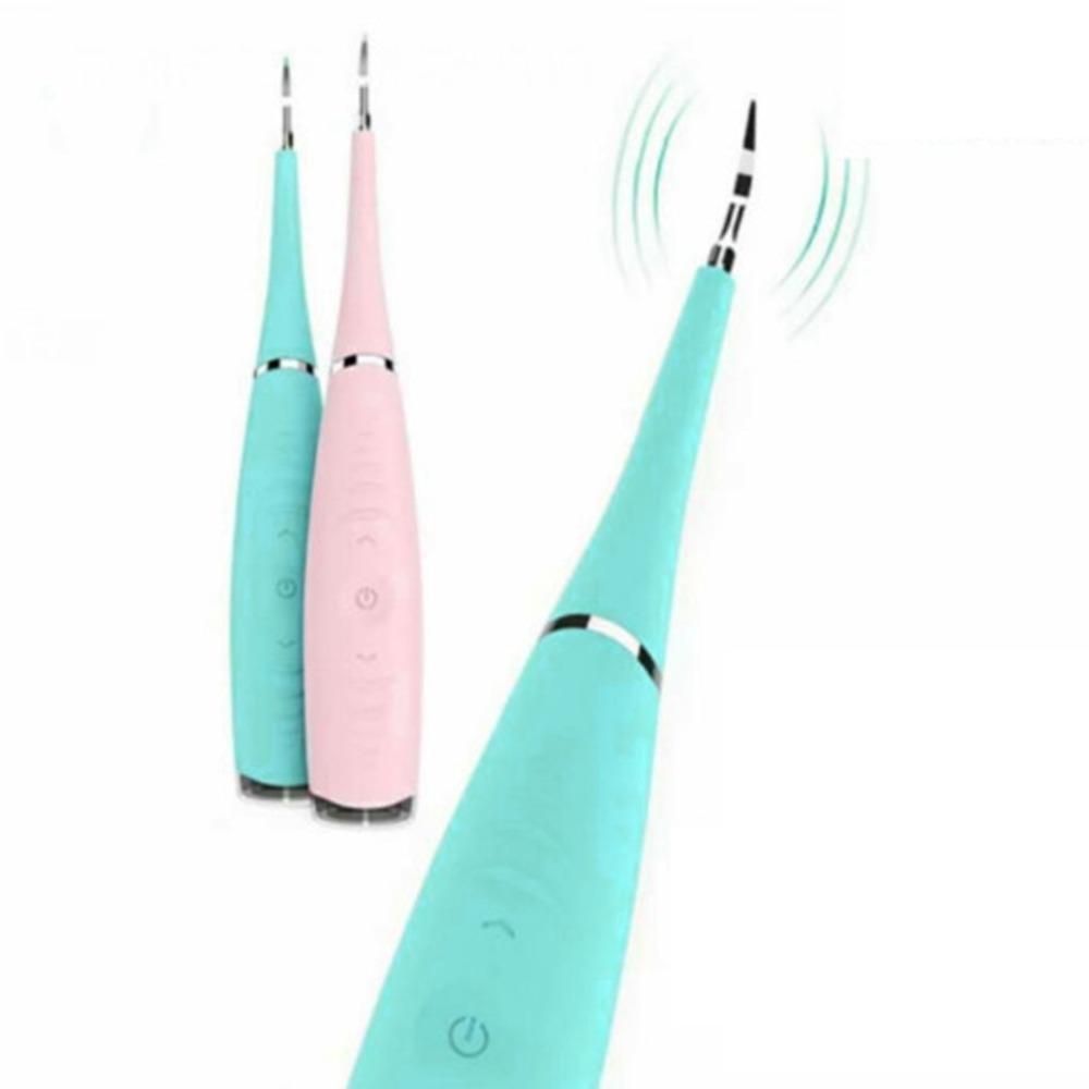 Portable Electric Sonic Dental Scaler Calculus Remover Tooth Stains Tartar Tool Dentist Whiten Teeth Health Hygiene white C18122901