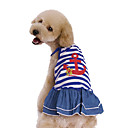 Sailor Design Cotton Dress for Dogs (Assorted Sizes)