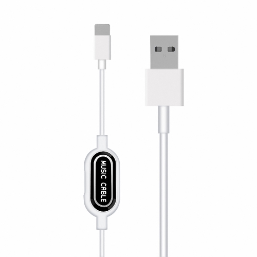 Lightning Charging & Data Cable con Lightning Headset Jack para iPhone X 8 8 Plus 7 Plus Sync con Music Play y carga de datos Transimission
