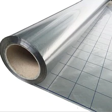 Energy Saving Reflective Film Aluminum Foil Insulation Thermal Material For Floor Heating System, 100m2/lot
