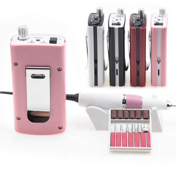 18W 30000RPM Nail Drill Manicure Machine Acrylic Electric Manicure Apparatus Portable Nail Art Equipment Decorations for Nails
