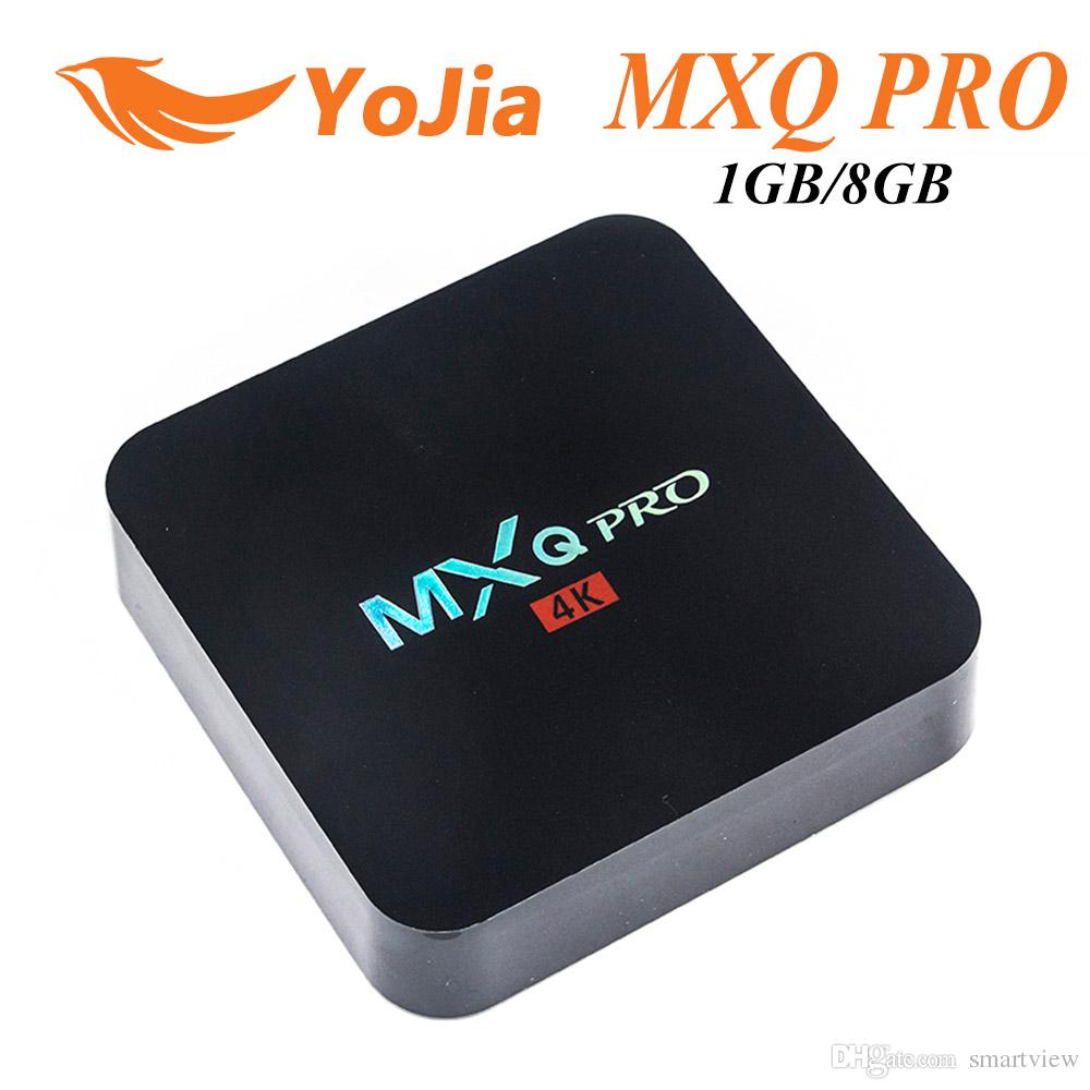 MXQ Pro Rockchip RK3229 Quad Core Android TV BOX 1GB 8GB 2.4GHz WiFi H.265 HD