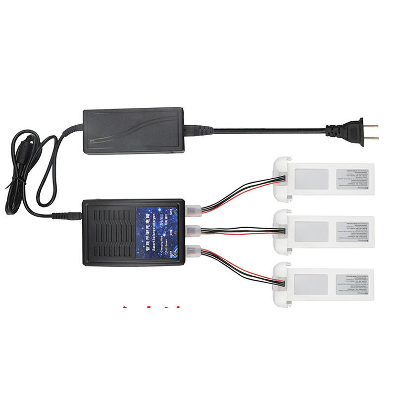 1 to 3 Charger Hub DC 11-16V/6A Smart Balance Charger for Xiaomi FIMI A3 Battery