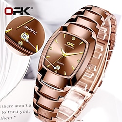 OPK Brand Quartz Watch for Women Analog Quartz Stylish Fashion Minimalist Waterproof Creative Titanium Alloy Stainless Steel Wrist Watch Lightinthebox