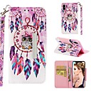 Case For Apple iPhone XR / iPhone XS Max Wallet / Card Holder / Shockproof Full Body Cases Owl / Dream Catcher Hard PU Leather for iPhone XS / iPhone XR / iPhone XS Max