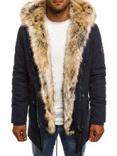 2018 Fashion Winter New Jacket Men Warm Coat Fashion Casual Parka Medium-Long Thickening Coat Men For Winter