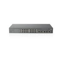 Hewlett-Packard HP 3100-16 v2 SI Switch - Switch - L3 - verwaltet - 16 x 10/100 + 2 x 10/100/1000 - an Rack montierbar (JG222A)