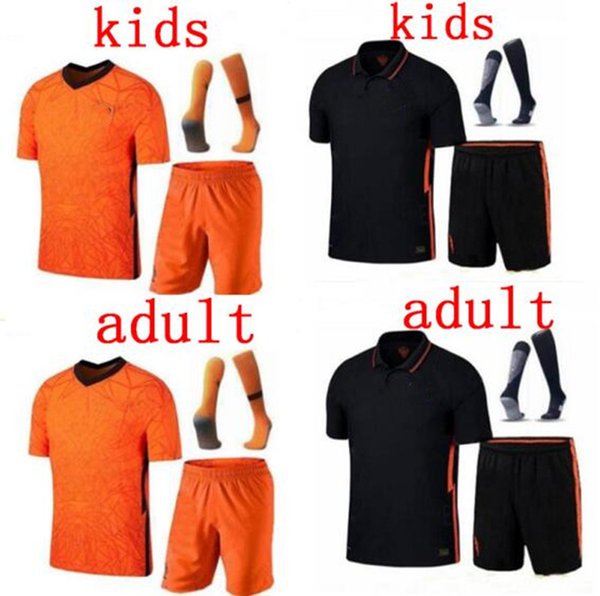 2021 kit soccer jersey DE JONG LIGT STROOTMAN VAN DIJK 2022 Adult and Kids Socks
