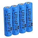 ultrafire sf-002b 5000mah 18650 baterías recargables (4pacs, 3.7v)