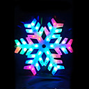 décorations de Noël flocon de neige coloré, plastique