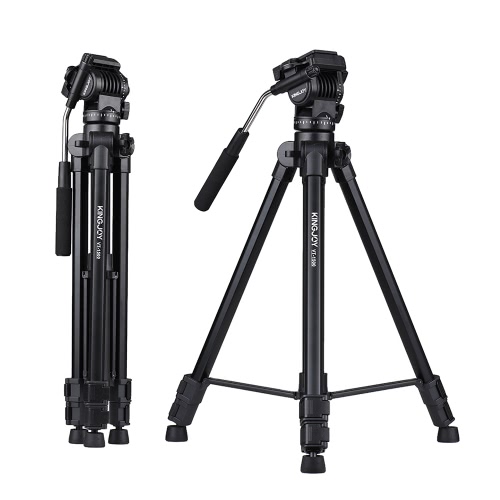 Kingjoy VT-1500 166cm / 5.4ft tragbare leichte Kamera Video Stativ