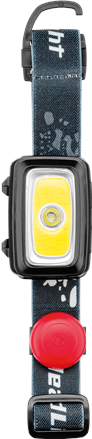 Goobay LED-Stirnlampe High Bright 240, Schwarz - ideal für Freizeit, Sport, Camping, Angeln, Jagd und Pannenhilfe (66518)