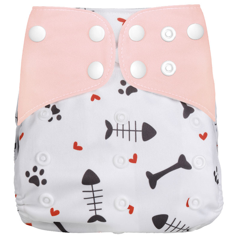 Cute Baby Washable Adjustable Cloth Diaper