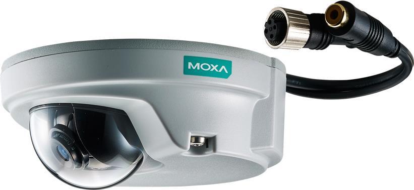 Moxa VPORT P06-1MP-M12-MIC-CAM42-CT IP-Sicherheitskamera Innenraum Kuppel Weiß 1280 x 720Pixel (VPORT P06-1MP-M12-MIC-CAM42-CT)