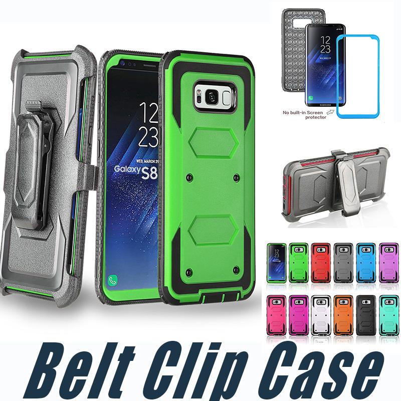 Hybrid Armor Kickstand Case With Belt Clip and Screen Cover For ZTE Z988 Z963 Z981 Kirk Warp7 Grand x3 N9519 Tempo N9131 HTC Desire 530 630