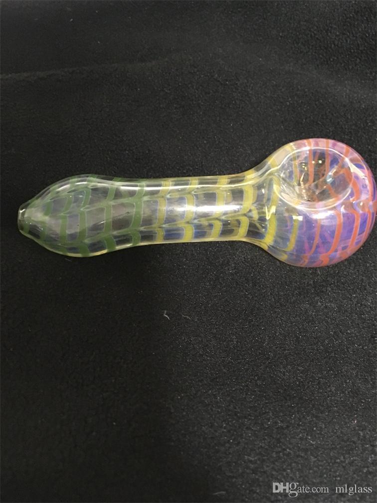 glass pipes flame patterns within glass bong oil rigs length 11 cm free Shipping