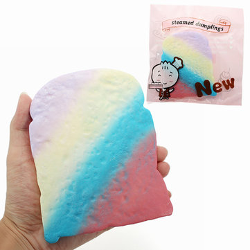 SquishyShop Toast Bread Slice Squishy Soft Slow Rising With Packaging Collection Gift Decor Toy