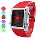 Unisex Multi-Functional Style Silicone LED Digital Wrist Watch (Assorted Colors)