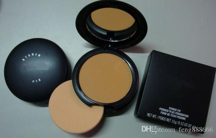 High quality HOT Makeup Studio Fix Face Powder Plus Foundation 15g (10pcs/lot)