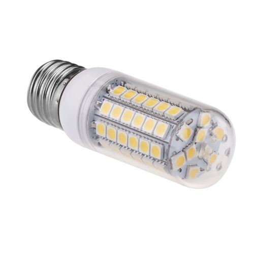 Couvercle transparent maïs LED ampoule lampe E27 69 5050 SMD 6.5W blanc chaud 230V