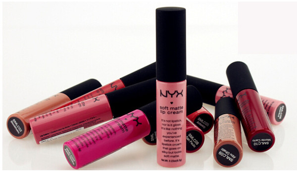 2020 hot NYX Soft Matte Lip Cream LipGloss Lipstick Vintage Long Lasting NYX Lip Gloss 10g 12 colors