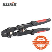 IWISS Wire Rope Crimping Plier Tools with Cutting Function and Safety Lock Crimp 0.1-2.2mm Fishing Lines