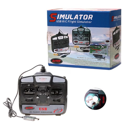 6 Channels RC Helicopter Flight Simulator