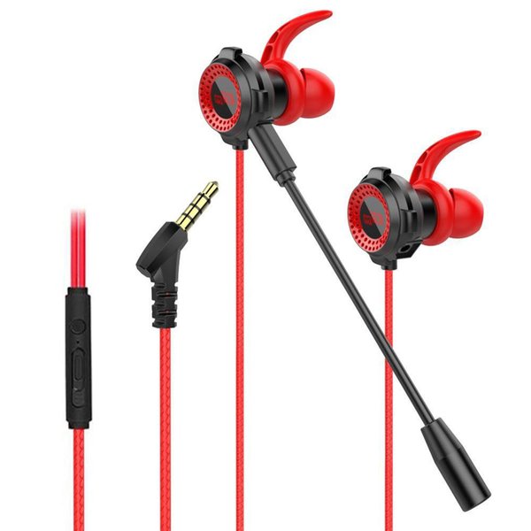 With built-in microphone 3,5mm In-ear Wired call Headphones Gaming Compu Headsets HiFi Headphones With Stereo sound Mic For phone wholesale