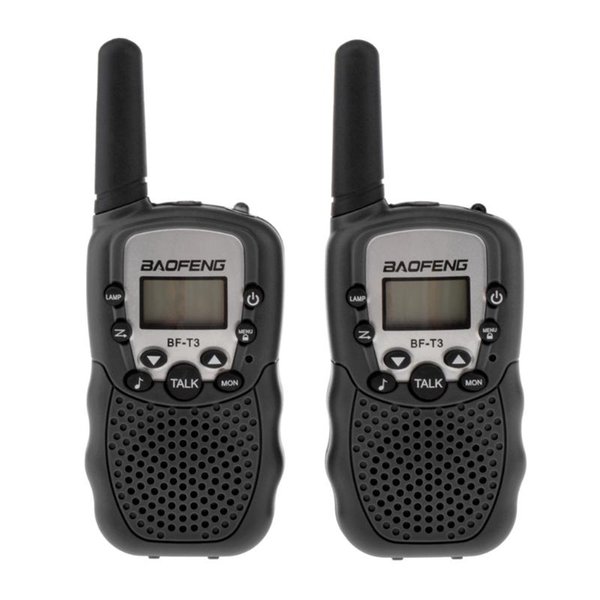 Walkie Talkie 2Pcs/set BF-T3 UHF462-467MHz Kids 22 Channels For Children Gift Radio Kid Talkie+Belt Clip