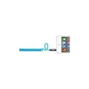 Belkin MIXIT Coiled Cable - Audiokabel - Mini-Phone Stereo 3,5 mm (M) - Mini-Phone Stereo 3,5 mm (M) - 1,8m - Blau (AV10126CW06-BLU)