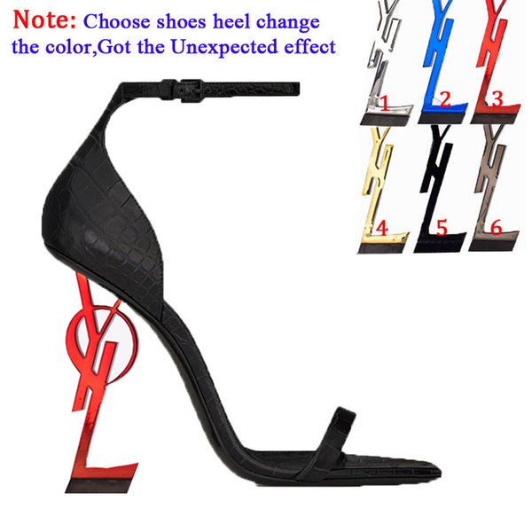 2021 Wedding Dress shoes ladies Black Crack SL high heels Sandals exquisite and comfortable strap women letters short boots leather material Serpentine S size 35-42