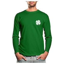 Inspired by St. Patrick's Day Shamrock Irish T-shirt Anime Graphic T-shirt For Men's Women's Unisex Adults' Hot Stamping 100% Polyester Casual Daily miniinthebox
