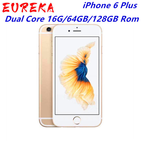 Original refurbished iPhone 6 Plus mobile phone 5.5" Dual Core 16G/64GB/128GB Rom IOS iphone 6plus 8MP Camera 4K video