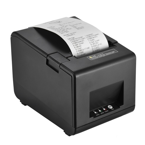 Gprinter GP-L80160I Impresora térmica de recibos Impresora gráfica de códigos de barras con cortador Ancho de impresión de 160 mm / s 80 mm para la cocina USB de la tienda Reastaurant