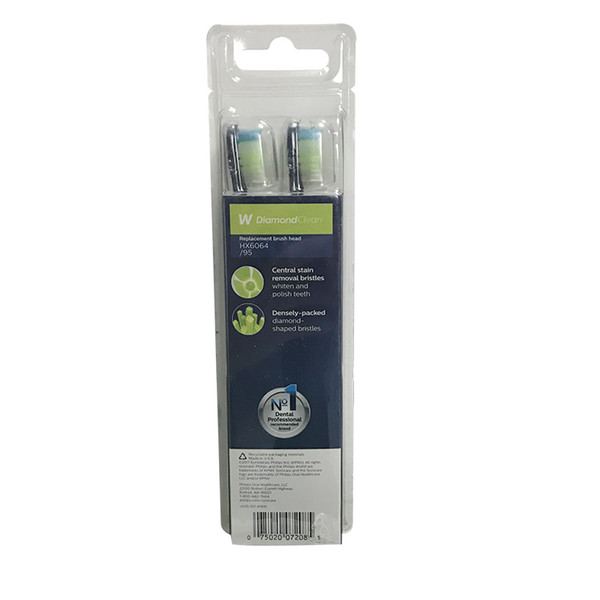 toothbrush heads pro standard 4 brush heads hx6064-95 head toothbrush black color