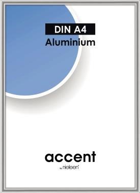 Nielsen Accent 21x29,7 Aluminium silber DIN A4 52123 (52123)