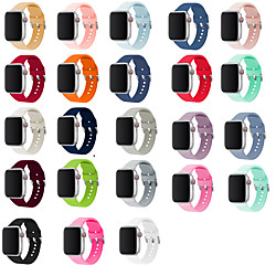 Uhrenarmband für Apple Watch Serie 6 / SE / 5/4 44mm / Apple Watch Serie 6 / SE / 5/4 40mm / Apple Watch Series 3/2/1 38mm Apple Klassische Schnalle Silikon Handschlaufe