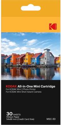 Kodak All-In-One Cartridge MSC-30 - Farbe (Cyan, Magenta, Gelb) - Farbband- / Etiketten-Satz - für Kodak C210, MiniShot, Photo Printer Mini 2