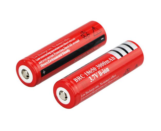 free shippiing 100pcs/lot Excellent quality and Reasonable price UltraFire 18650 3000mAh 3.7V Rechargeable Li-ion Battery