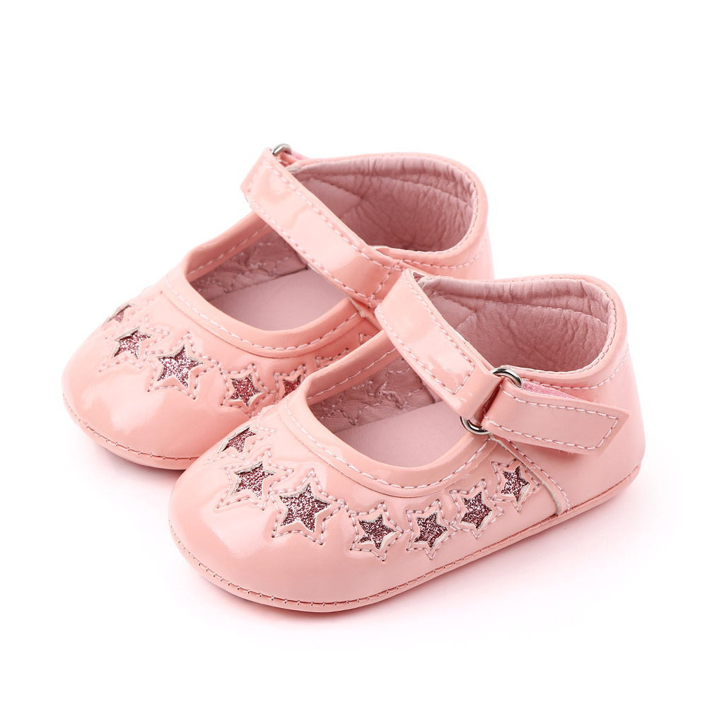 Baby / Toddler Girl Pretty Stars Decor Antiskid Prewalker Shoes